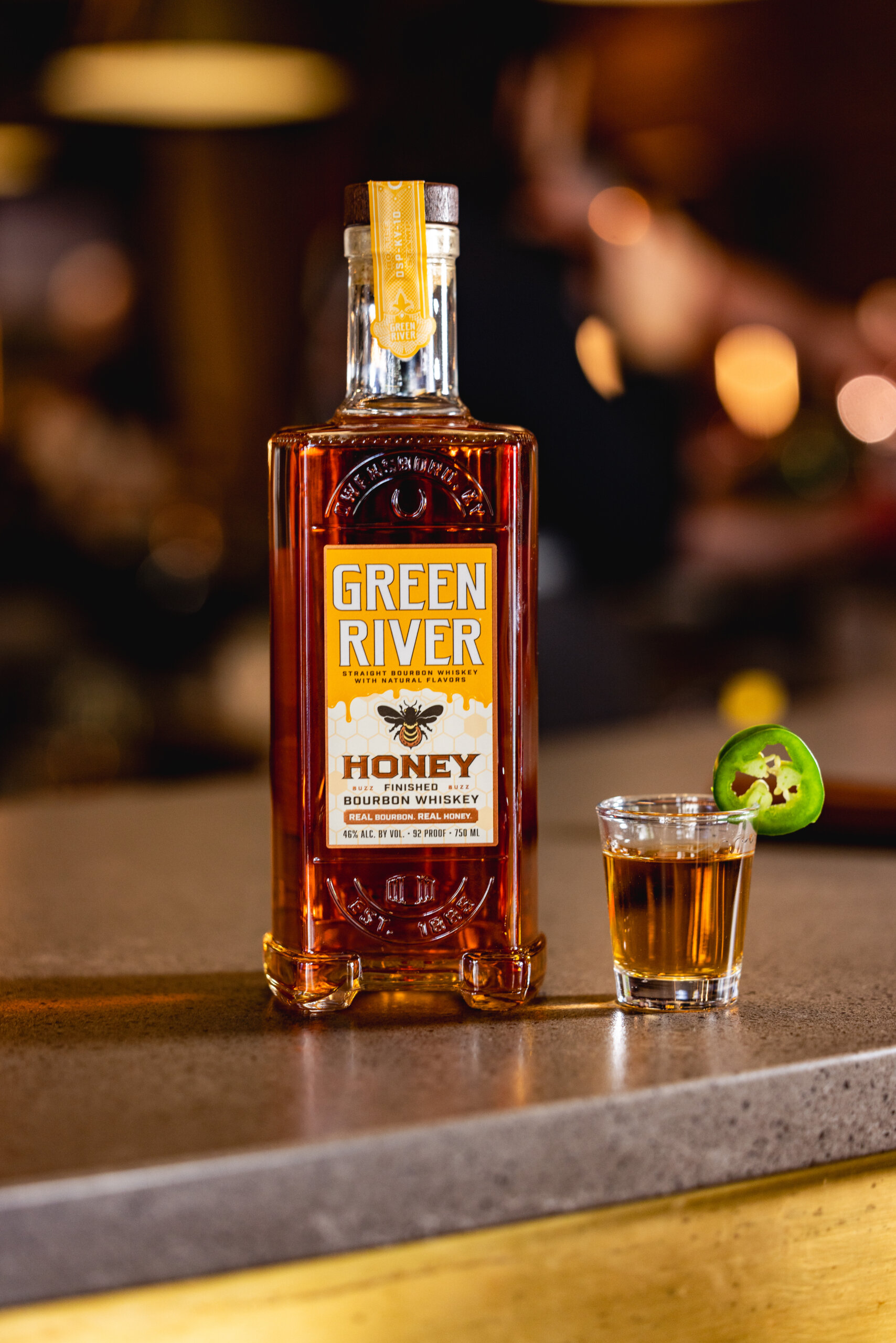 Green River Hot Honey Shot
